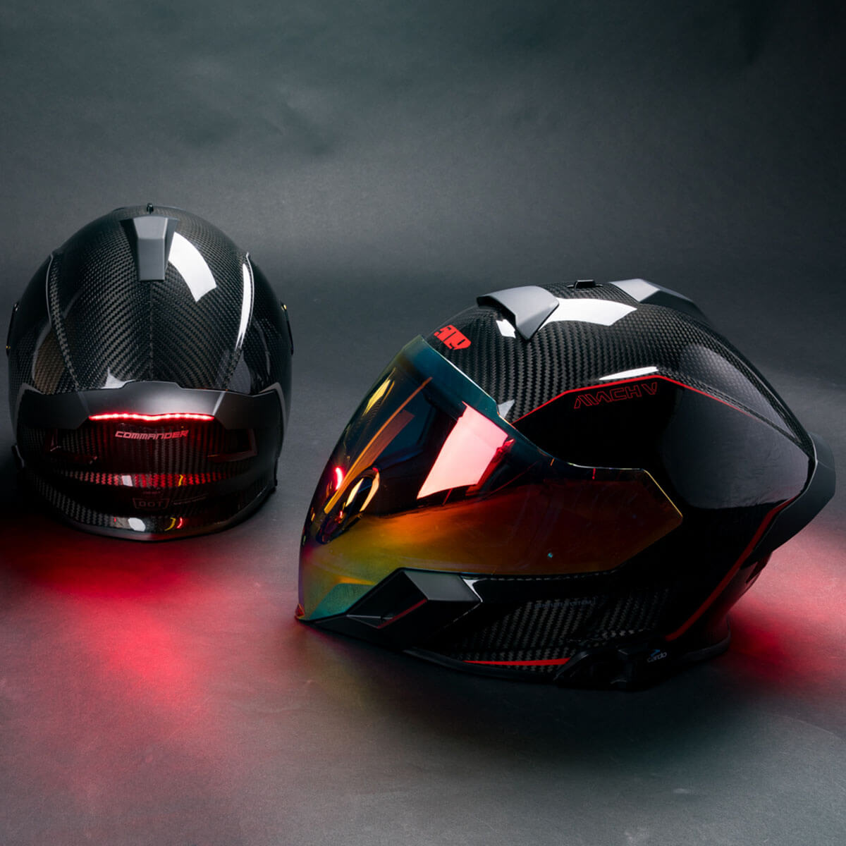 Mach V Carbon Commander Helmet