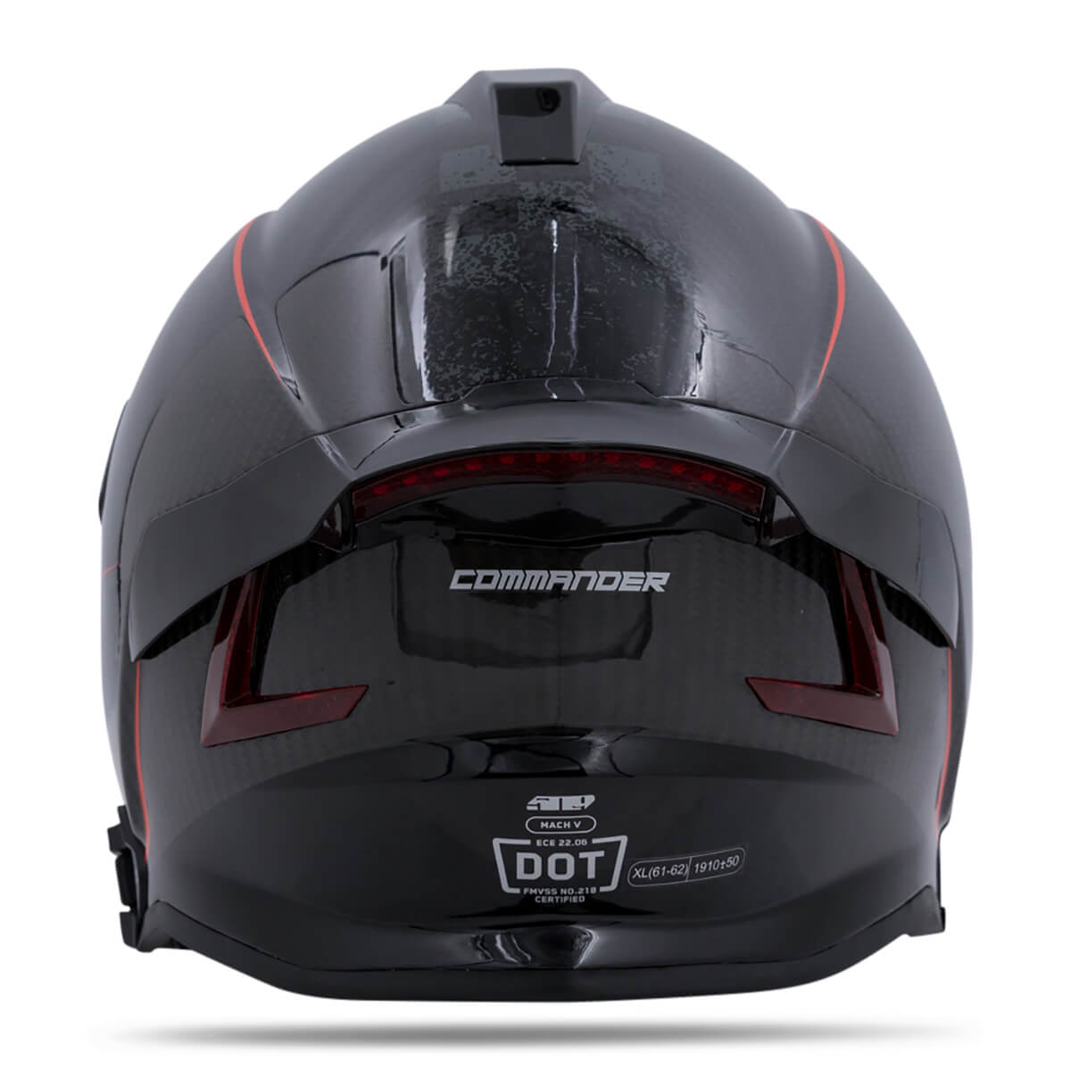 Mach V Carbon Commander Helmet