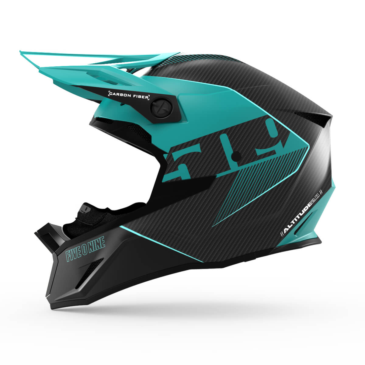 Altitude 2.0 Carbon Fiber 3K Hi-Flow Helmet - Emerald / XS
