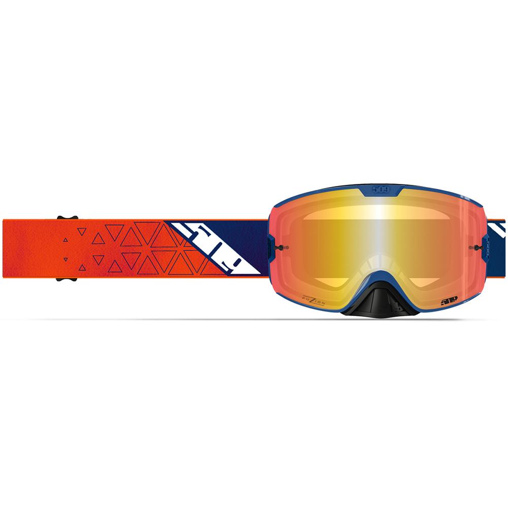 Kingpin Fuzion Offroad Goggles - Orange Navy