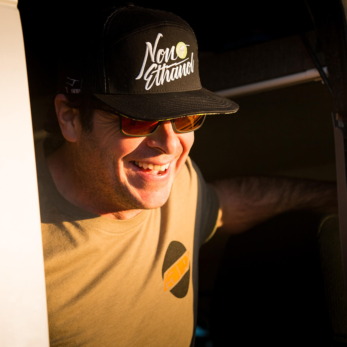 Non-Ethanol 7 Panel Snapback Hat