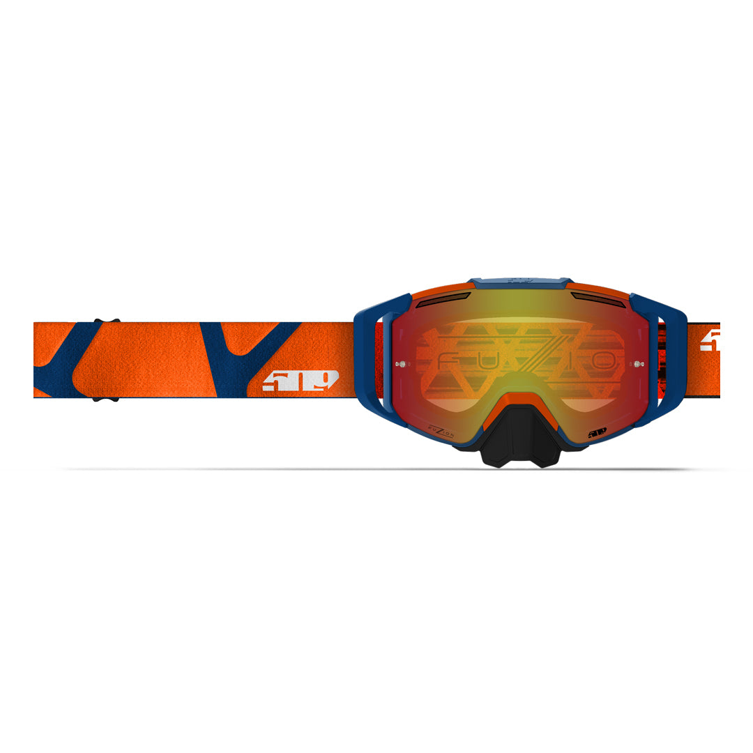 Sinister MX6 Fuzion Flow Goggle - Orange Navy Hextant
