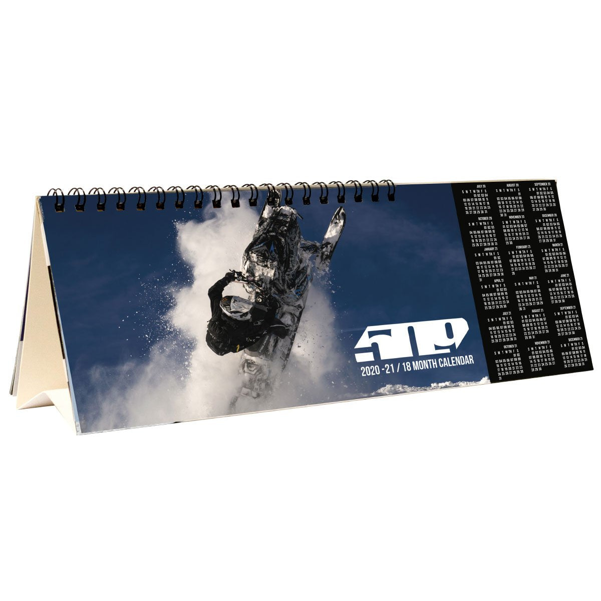 Snowmobile Desktop Calendar