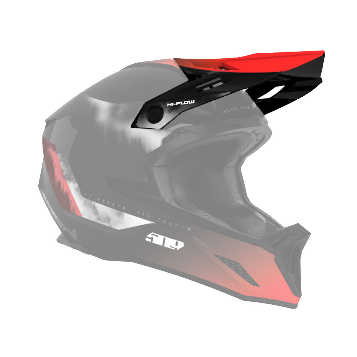 Visor for Altitude 2.0 Offroad Helmets