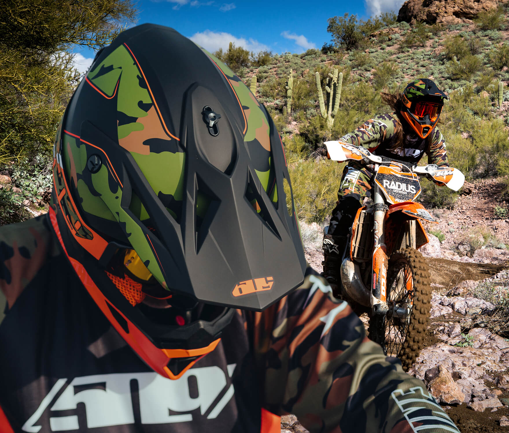 When can you use a dirt bike helmet on the road?