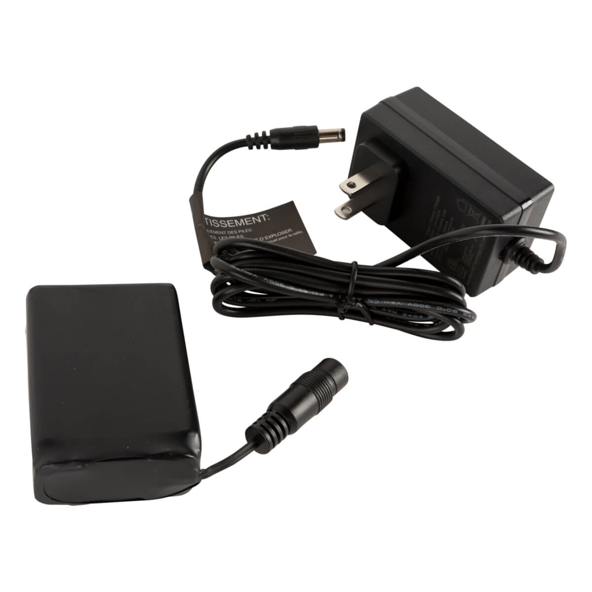 AC charger for 12 volt Battery for Ignite Jackets