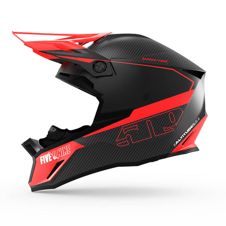 bomber motorcycle helmets Altitude 2.0 Carbon Fiber 3K Hi-Flow Helmet Sharkskin / XL