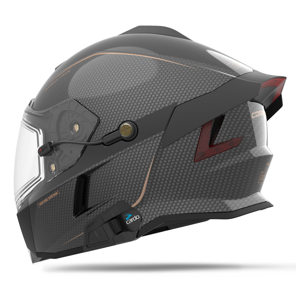 caberg carbon fiber helmet Delta V Carbon Ignite Commander Helmet Stormchaser Reflect / SM