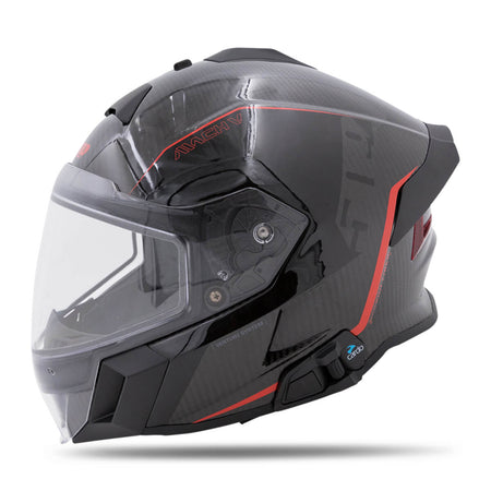 509 Mach V Carbon Helmet - Burner Red