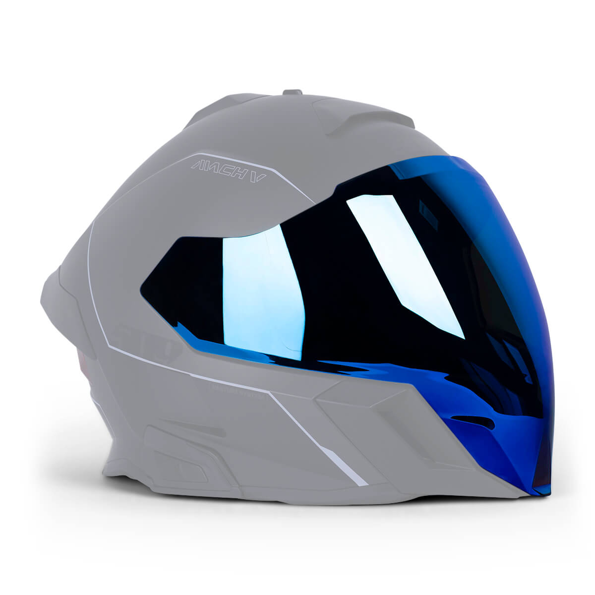 all mirrored motorcycle helmet 509 Mach V Shield