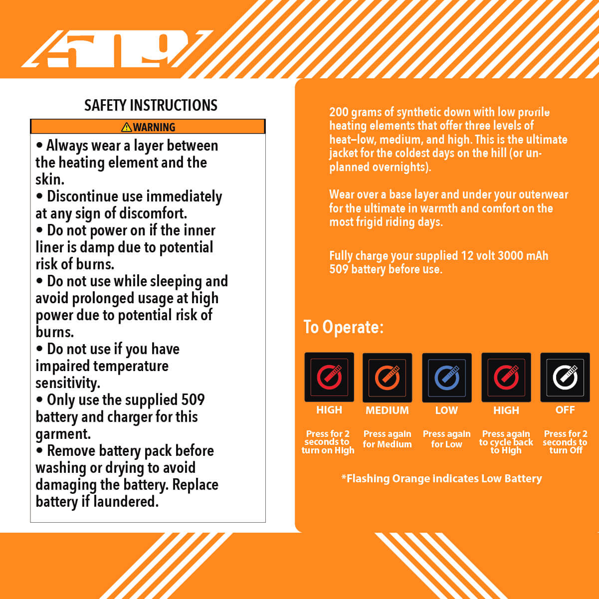 Women's Syn Down Ignite Heated Jacket