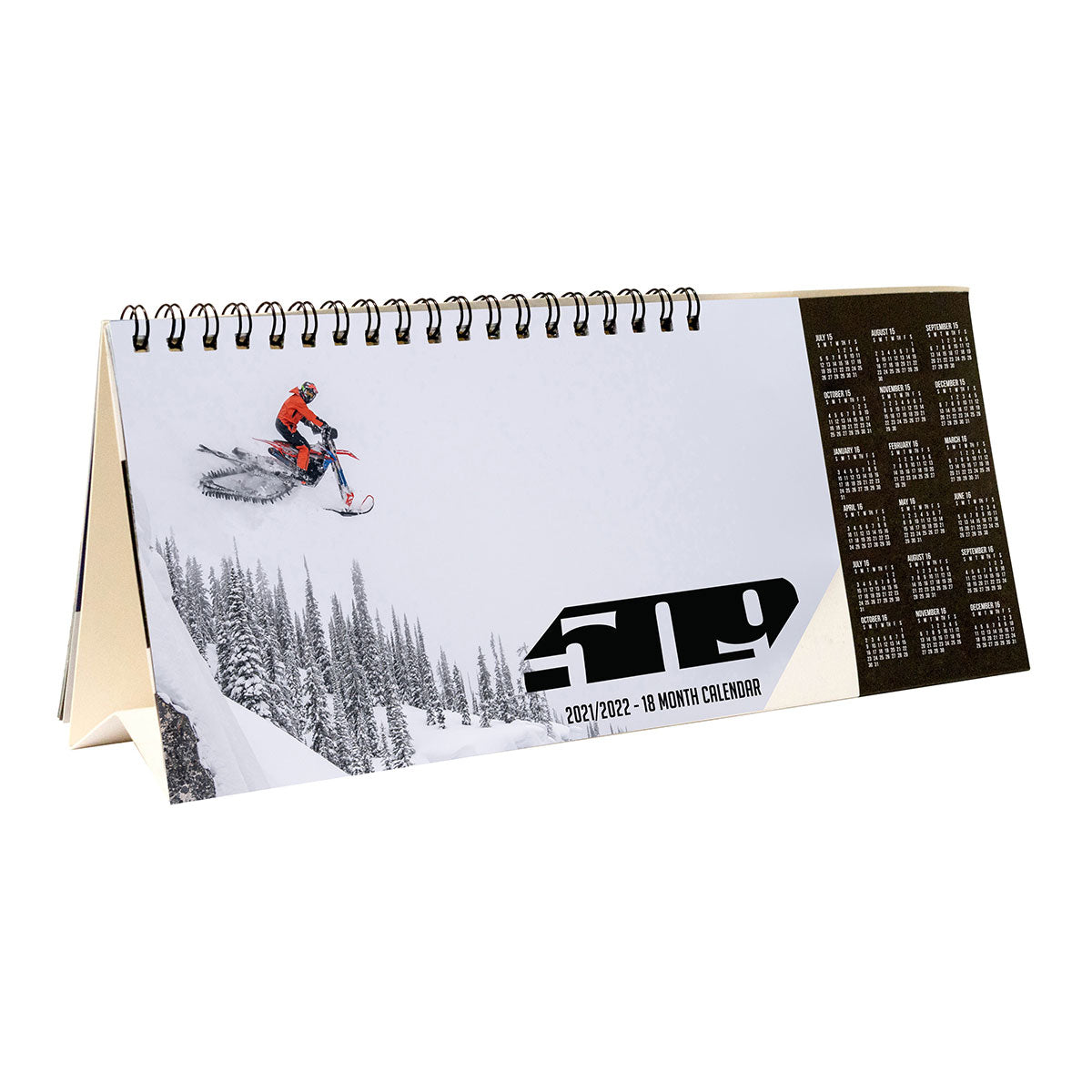 Snowmobile Desktop Calendar