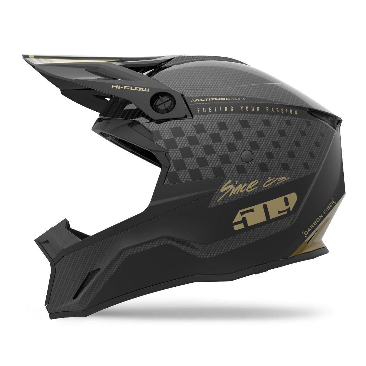Altitude 2.0 Offroad Carbon Fiber Helmet - Speedsta White Altitude 2.0 Offroad Carbon Fiber Helmet - Speedsta White