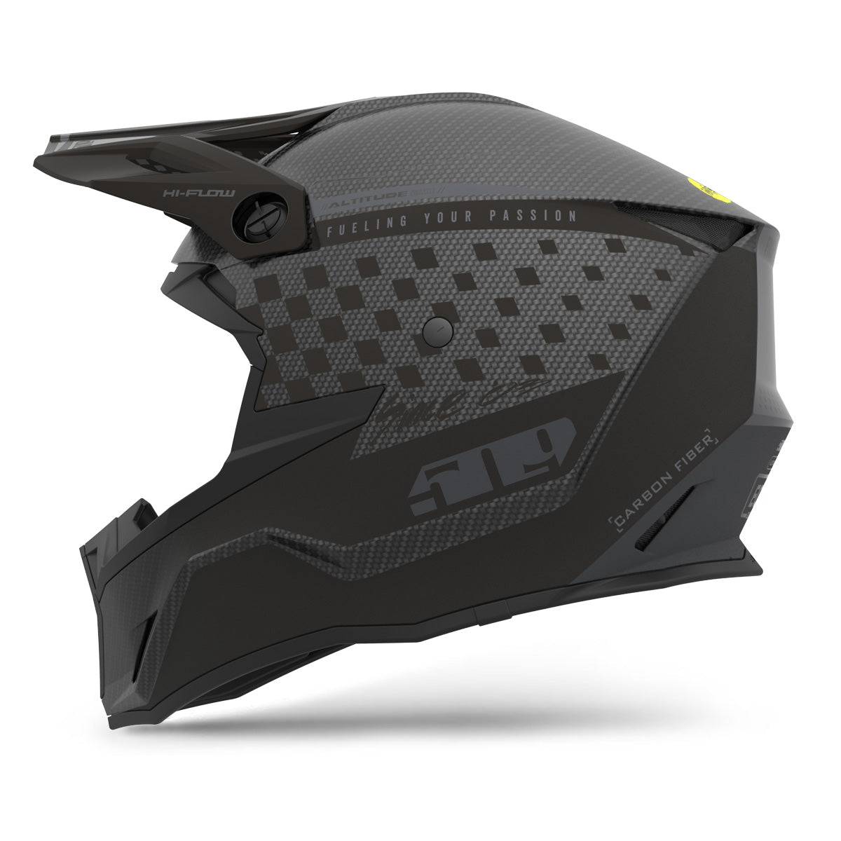 Altitude 2.0 Offroad Carbon Fiber Pro Helmet Speedsta Stealth / 2X