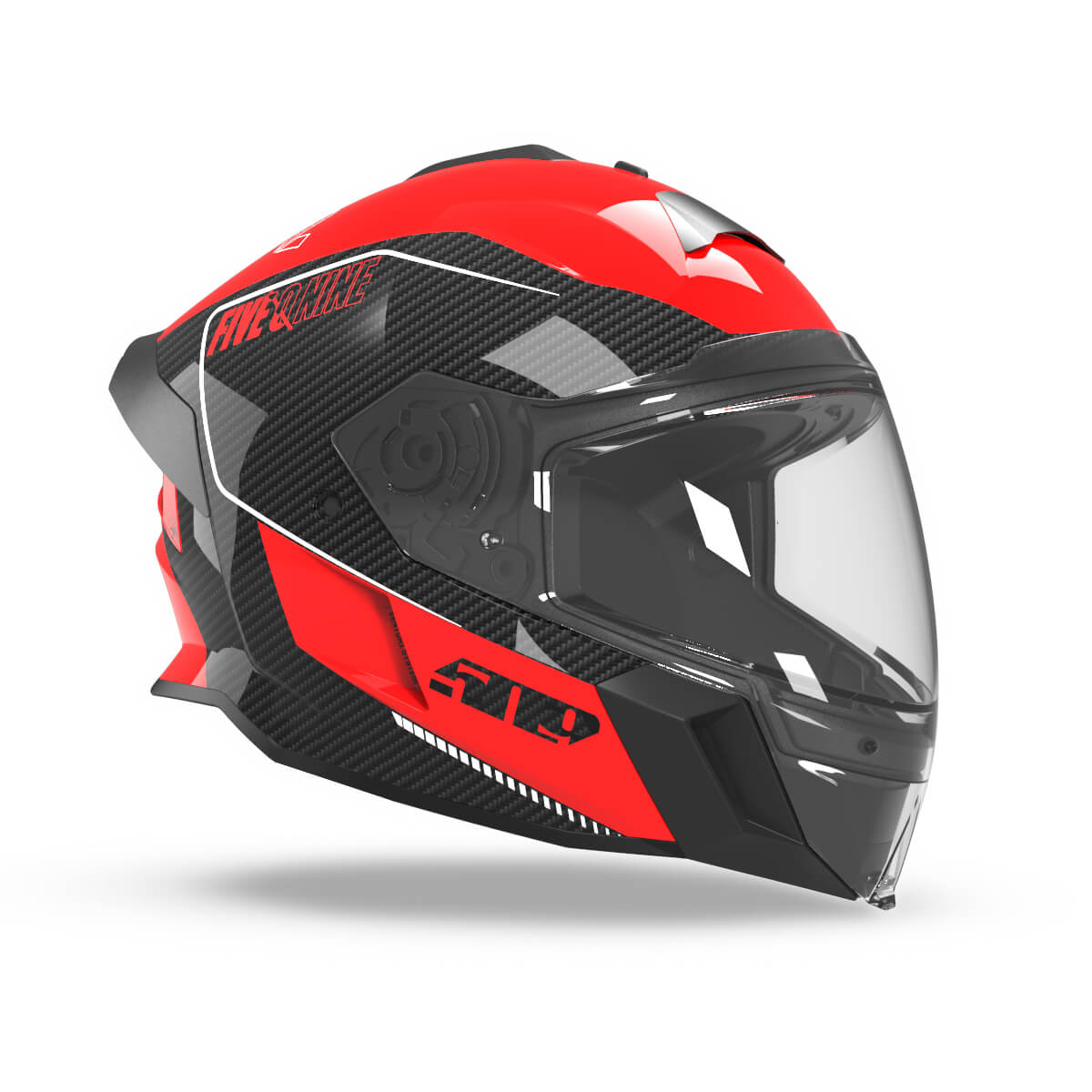Delta V Carbon Ignite Helmet Racing Red / XL