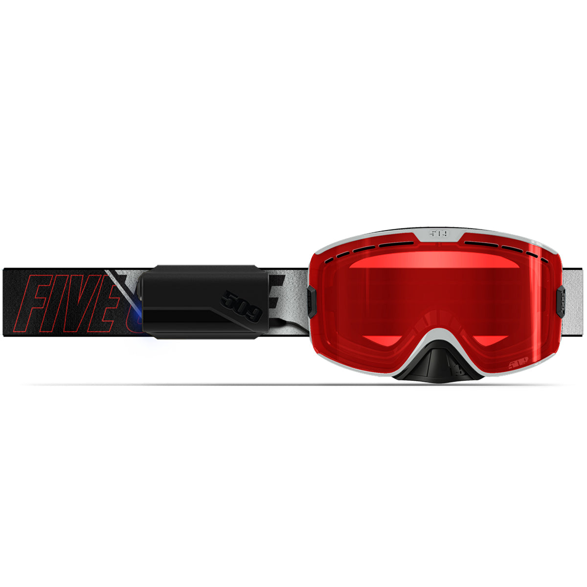 Kingpin Ignite Heated Goggle - Racing Red