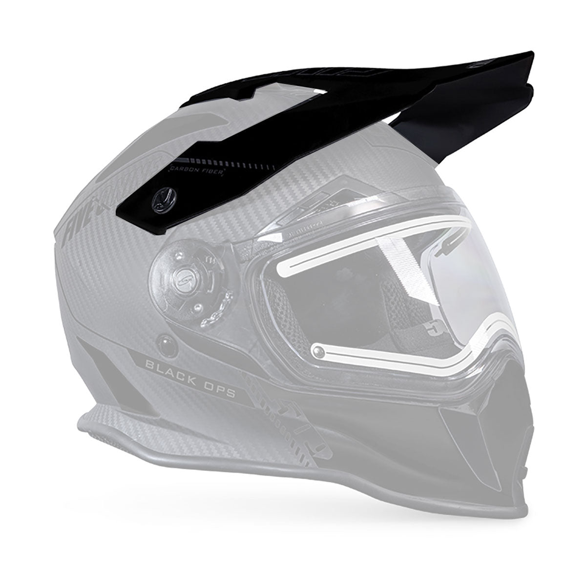 Visor for Delta R3 Carbon Fiber Helmets Storm Chaser